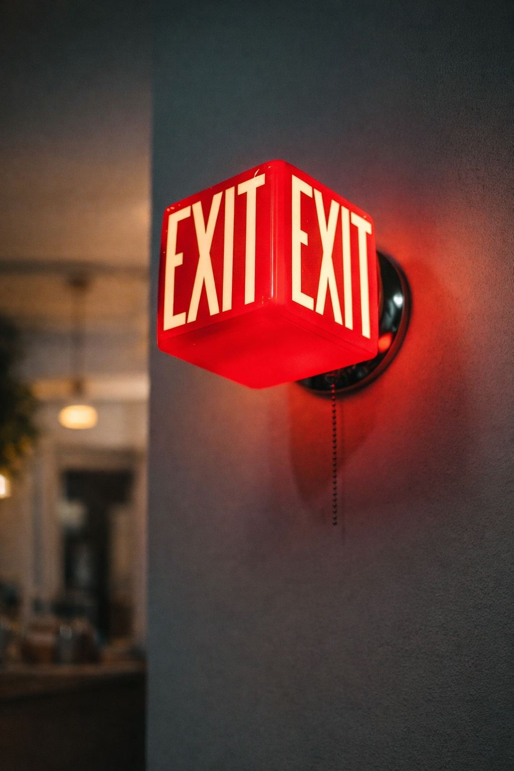 Exit Wall Decor