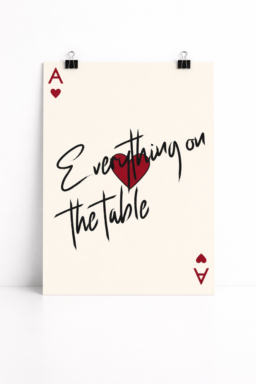 Valentines Poster (Men's Edition)