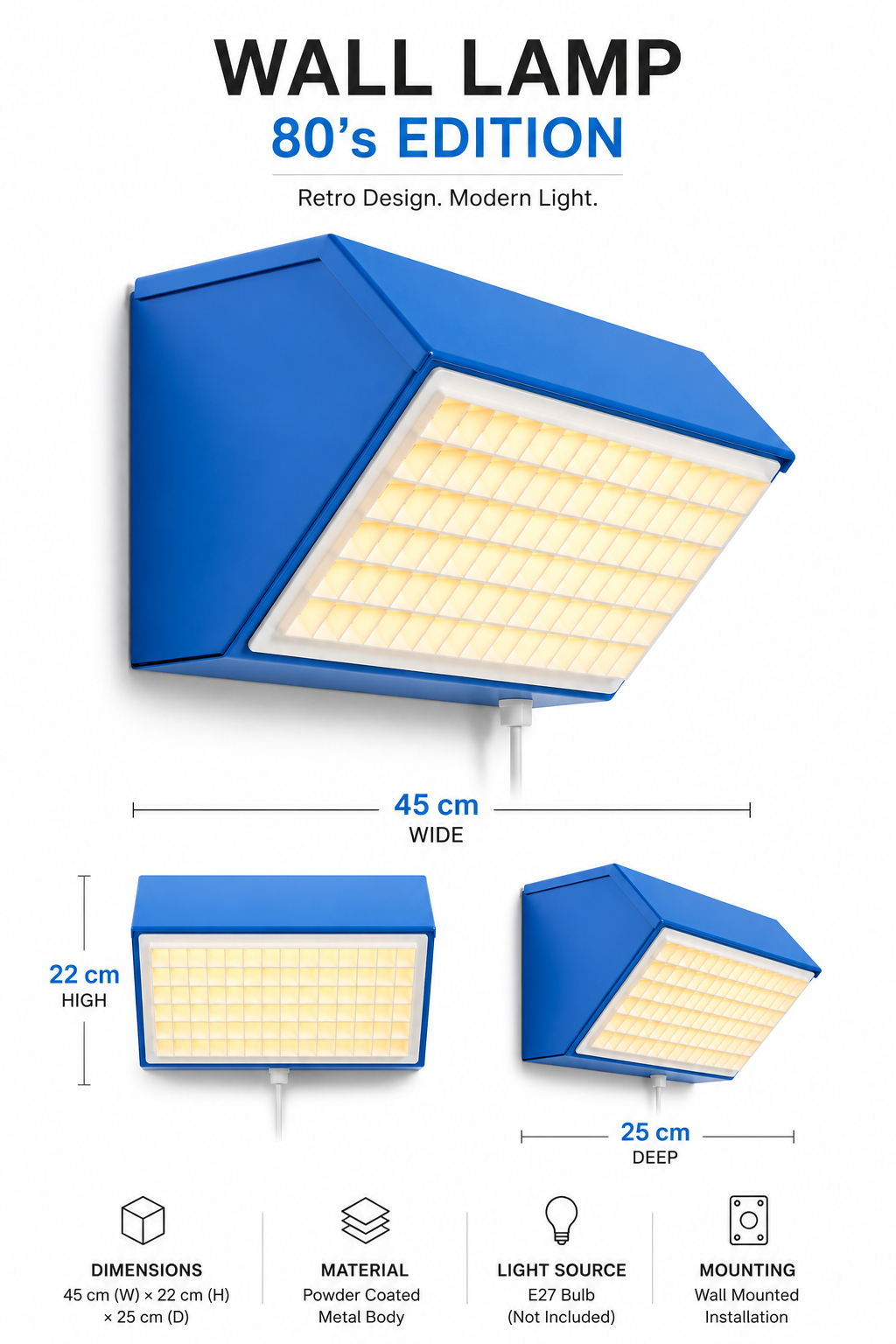 Wall Lamp 80's Edition